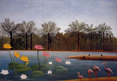 The Flamingos Henri Rousseau